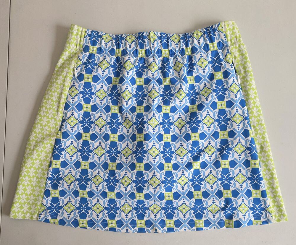 J. McLaughlin Palm Springs Geometric Print Zip Pocket Skort Size XS - Picture 1 of 8